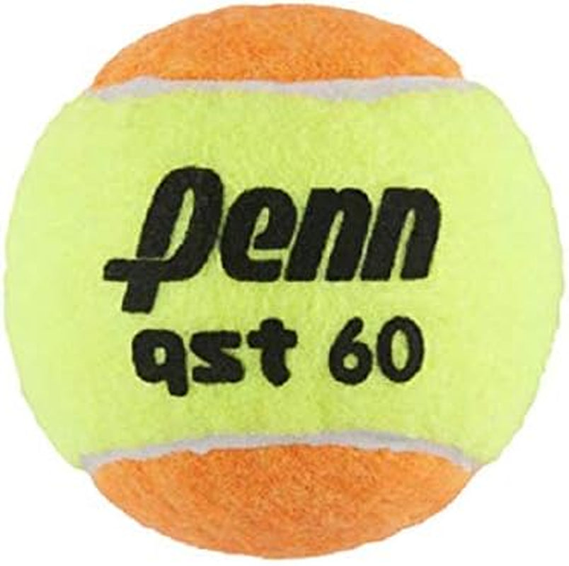 QST 60 Tennis Balls - Youth Felt Orange Tennis Balls for Beginners