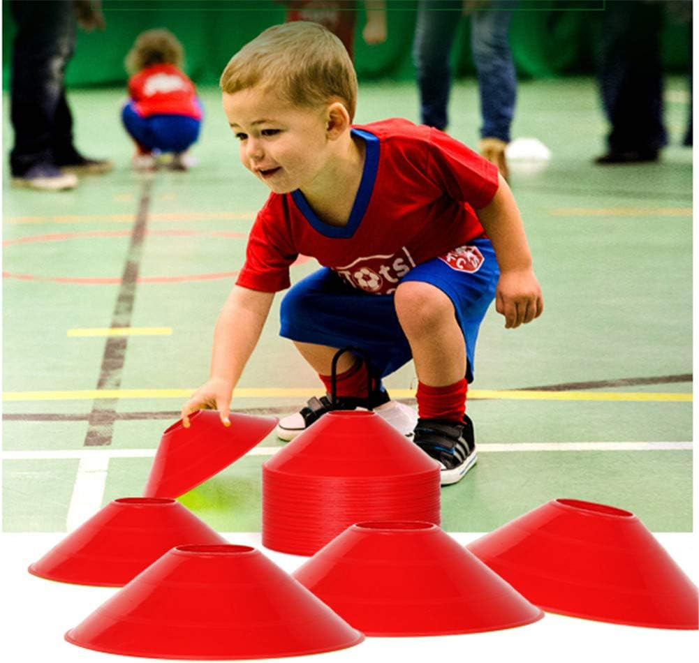10 Pack Pro Disc Cones Sports Cones,Basketball, Agility Soccer Cones,Football, Kids,Sports,Field Cone Markers,Agility Field Marker Cones